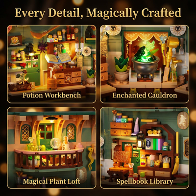Wizzle’s Potion Shop: 24-Day Advent Calendar Building Set