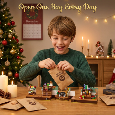 Wizzle’s Potion Shop: 24-Day Advent Calendar Building Set